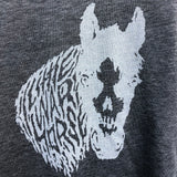 Metal Pony White Wash Sweatshirt