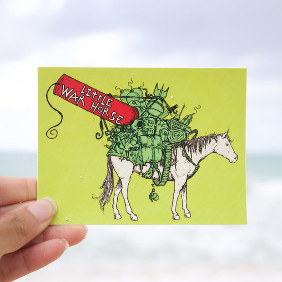 Warrior Graphic Sticker